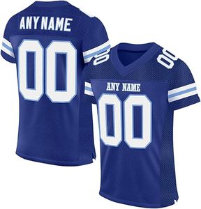 Maillot de football américain grande taille de haute qualité à manches courtes avec broderie personnalisable 32 équipes - Product Image 1