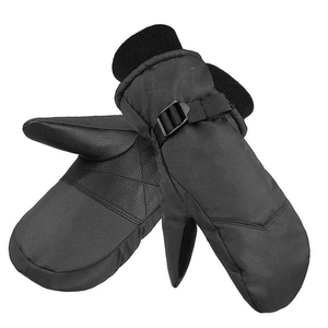 Gants de ski d'hiver pour hommes et femmes, en cuir, antidérapants, paume isolante thermique, imperméables, fabrication directe d'usine OEM - Product Image 3