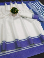 NOUVEAU SAREE EN COTON DOUX : COTON SOIE