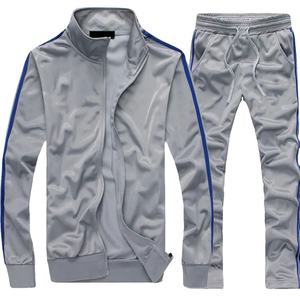 Chándal de manga larga con cremallera completa de alta calidad para hombres, ropa de entrenamiento y jogging, conjunto de dos piezas - Product Image 6
