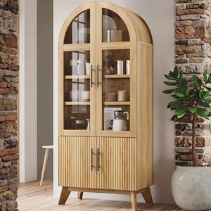 Wholesale Living Room Furniture <strong>Tall</strong> Cabinet <strong>Storage</strong> with Door and Drawers - Product Image 5