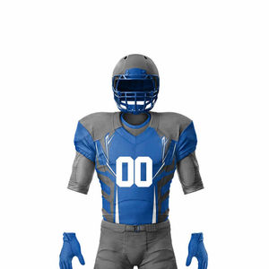 Uniformes de Fútbol Americano de Talla Grande, Manga Corta, 100% Poliéster, Protección Antibacteriana, Secado Rápido y Transpirable, Suministro OEM - Product Image 6