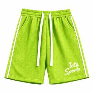 Shorts de Malla Rosa Claro Ecológicos de Alta Calidad al por Mayor, Shorts de Baloncesto de Verano con Costura Interior de 7 Pulgadas, Unisex, Transpirables y de Secado Rápido - Product Image 6