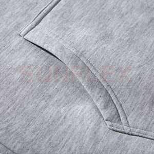 เสื้อฮู้ดดี้ผู้ชายสไตล์ลำลองสำหรับฤดูหนาว ระบายอากาศได้ดี ผลิตจากผ้าฟลีซโพลีเอสเตอร์/คอตตอน ทนทาน ดีไซน์กระเป๋าเก๋ไก๋ สินค้ามาใหม่ - Product Image 5