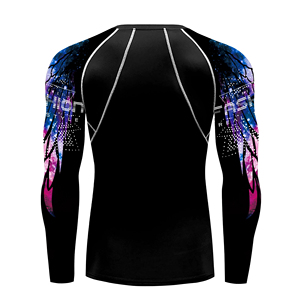 Rash Guards à manches longues pour hommes Rash Guards Surf Fitness Gym T-Shirt Musculation Sports - Product Image 3