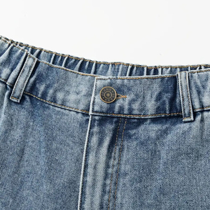 กางเกงขาสั้นคาร์โก้ผ้าแคนวาสทรงหลวมสไตล์ลำลองสำหรับผู้ชาย หลายกระเป๋า สีน้ำเงินวินเทจ ทรงตรง ระบายอากาศได้ดี สวมใส่สบาย - Product Image 3