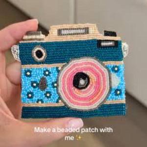 Superior Quality Sew On Beaded Charm <b>Patch</b> Decorative with Embroidered <b>Applique</b> for DIY Craft Projects Use from Indian Supplier - Product Image 2