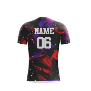 เสื้อฟุตบอลสีเทาออกแบบได้ตามต้องการดีไซน์แบบอเมริกันฟุตบอลมีหมายเลขชื่อทีมที่สมบูรณ์แบบสำหรับผู้ชาย - Product Image 3