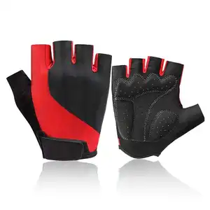 Sarung tangan Angkat Berat kulit untuk pria wanita, sarung tangan penopang pergelangan tangan non-selip, sarung tangan Gym olahraga