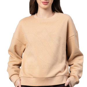 Nueva Sudadera con Capucha de Alta Calidad para Mujer, Primavera y Otoño 2025, Sudadera Informal para Mujer, Sudadera Extra Grande con Hombros Caídos, Jersey de Algodón - Product Image 1