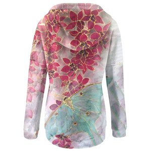 Sudaderas con Capucha para Mujer al por Mayor, de Alta Calidad, Felpa Gruesa, Negras, Estampadas, Extra Grandes - Product Image 4