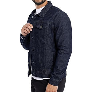 Veste en jean bleu déchiré à l'acide pour hommes taille haute style vintage Hip Hop tenue décontracté pour l'hiver vente en gros - Product Image 2