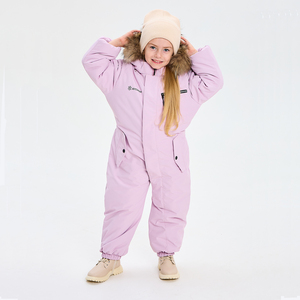 Combinaison de ski coupe-vent pour enfants, veste et pantalon respirants et imperméables pour filles, sports de neige en plein air - Product Image 6