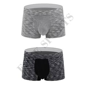Sous-vêtements boxer pour homme en maille confortable, 95% polyester, 5% élasthanne, logo personnalisé en gros, respirant, 3 paquets - Product Image 2