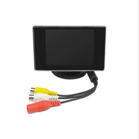 3.5 İnç Dijital TFT LCD RGB Araç Geri Görüş Monitörü 2 Kanallı RCA Video Girişi Masaüstü Standlı Araç Geri Görüş Kamerası 1 Yıl Garantili