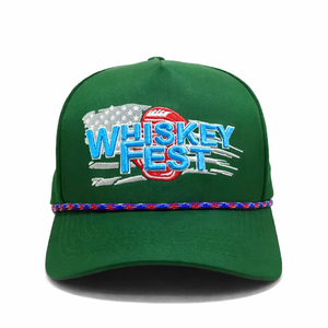 Green Golfcap Laser-Cut Holes Gorra de camionero de alta calidad Bordado Su Logotipo de negocios, Gorras de camionero para hombre Ropa deportiva - Product Image 1