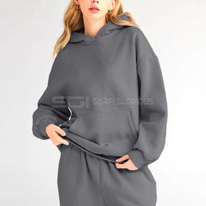 Sudadera con Capucha de Alta Calidad para Mujer, Ligera y Cómoda, 100% Algodón Mezclado para Ropa de Calle de Invierno con Logotipo Frontal - Product Image 5