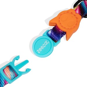 H3D Bounce Cat Collar Modern Elegant PET <b>Dog</b> Collar Breakaway Feature Western Lovely Animal Solid Printed Polyester LED Lights - Product Image 2