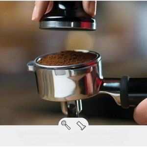 Cafetera Espresso Compacta con Molinillo Integrado y Filtro de Agua en Acero Inoxidable Cepillado para Amantes del Café - Product Image 3