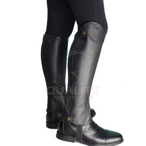 Chaps d'équitation professionnels en cuir respirant haute Performance pour cavaliers Kits et accessoires équestres - Product Image 1