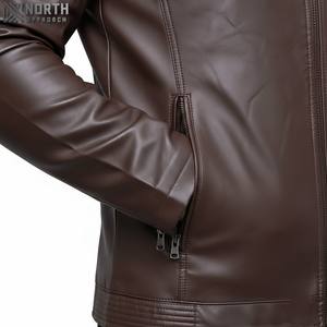 เสื้อแจ็กเก็ตบอมเบอร์สำหรับผู้ชายเสื้อแจ็คเก็ตหนังกันน้ำลายพรางด้านหน้าสำหรับมืออาชีพ - Product Image 5