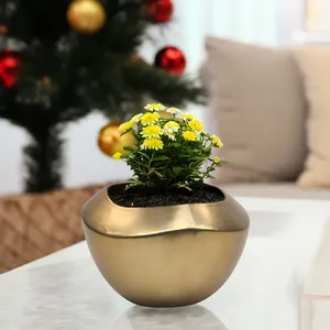 CUD5307GD - Pot unique à effet ondulé doré - 7 H - Product Image 6