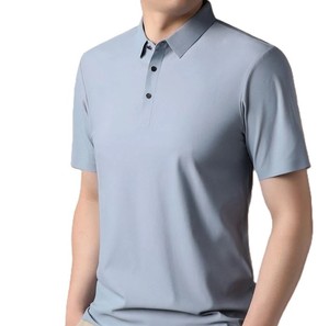 Polo de couleur unie de haute qualité pour hommes logo personnalisé T-shirt chemise de travail vierge à manches courtes broderie personnalisée - Product Image 1