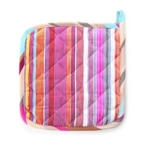 Fabricant en Inde Dernier Design Mitaines de Four 100% Toile de Coton Recyclé Porte-Pot en Coton pour Usage Cuisine - Product Image 1