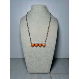 Collar con Forma de Corazón de Plata de Ley y Ostra Espinosa Tia Long para Regalo - Product Image 4