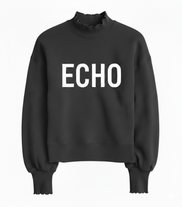 Sudadera de cuello alto de felpa francesa 2026, sudadera bordada de poliéster/algodón con cuello simulado - Product Image 1