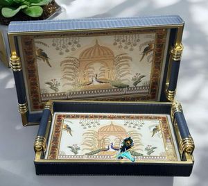 Plateau de service en métal massif, élégant et durable, écologique, de qualité supérieure pour les réceptions à domicile ou les bars, à bon prix - Product Image 4