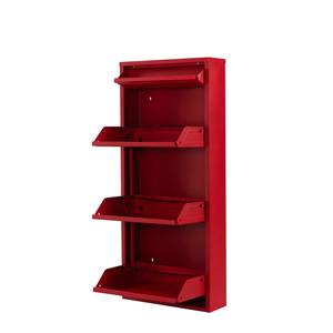 Meilleures ventes : Meuble à chaussures mural en acier inoxydable à 3+ niveaux pour la maison, le salon, l'entrée et l'entrepôt - Product Image 2