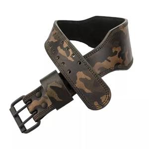 Cinturón de cuero de vaca genuino para gimnasio, longitud personalizada, resistente, de Pakistán, características ajustables, levantamiento de pesas, Buffalo Split - Product Image 5