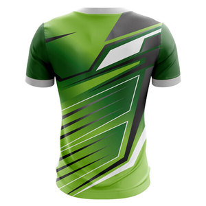 Camiseta con estampado de sublimación de la mejor calidad 2025, camiseta transpirable de cuello redondo multicolor de tela elástica personalizada para hombres - Product Image 2