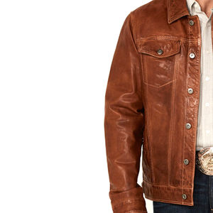 Veste de moto en cuir pour homme, prix de gros, imperméable, respirante, de qualité supérieure, manches longues, premium - Product Image 5