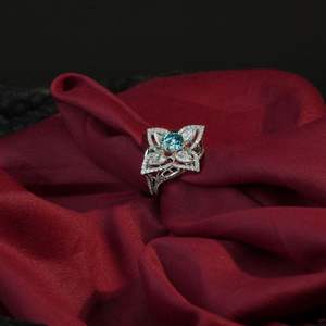 Premium Lab Grown Diamond Ring EF Color VS1 Clarity Round Cut Gold Rose Gold Silver IGI SGL Certified Jewelry - Product Image 5