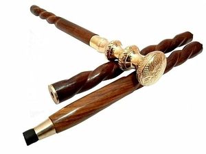 Victoria Thiết Kế Ngựa Brass Xử Lý Quý Ông Hoặc Người Đàn Ông Và Phụ Nữ Ưa Thích Bằng Gỗ Đi Bộ Canes Halloween Thanh Độc Đáo Bởi Hf Thủ Công Mỹ Nghệ - Product Image 2