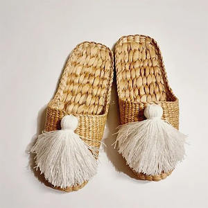 Handmade Seagrass Slippers <b>Sandals</b> For Women and Ladies Eco Friendly Slippers Summer <b>Sandals</b> For Women from Vietnam Factory - Product Image 6