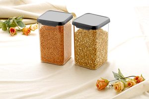 Récipient de stockage alimentaire hermétique 1100ML empilable étanche sans BPA idéal pour la cuisine, le garde-manger et le bureau - Product Image 6