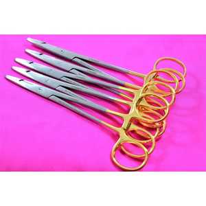 Juego de Porta Agujas Olsen Hegar Manuales de Acero Inoxidable, 5 Piezas, 6 Pulgadas, Carburo de Tungsteno, Instrumentos Quirúrgicos de Sutura, Certificación CE - Product Image 5