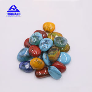 Piedras de Flor de Lluvia Pulimentadas para Tapete de Masaje de Pies y Cuidado de la Salud |   Guijarros Decorativos Ideales para Baños - Product Image 2