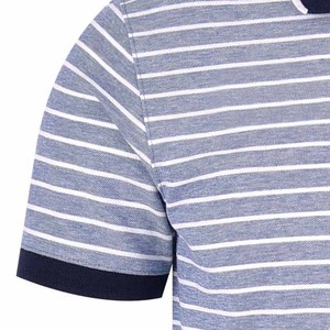 Polos de impresión de logotipo personalizado teñido liso transpirable en blanco, camisetas de polo, ropa de hombre, Polo de diseño personalizado para hombre - Product Image 4