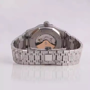 Luxury Customize Iced Out VVS Moissanite Diamond <b>Watch</b> Hip Hop Mechanical <b>Watch</b> for Business Gifting Propose from India - Product Image 5