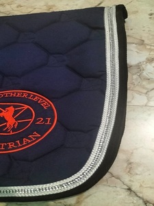 Almohadilla de sillín de caballo de calidad suave y superior con logotipo personalizado, gran oferta, almohadilla de sillín de doma de equitación personalizada, fabricante de India - Product Image 6