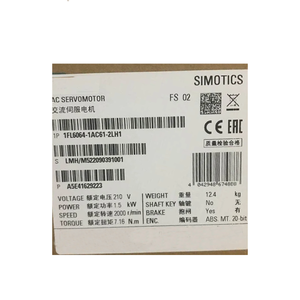 Nuevo <span class=keywords><strong>1FL6064</strong></span>-<span class=keywords><strong>1AC61</strong></span>-<span class=keywords><strong>2LH1</strong></span> SERVOMOTOR 1FL6;3AC 400V - Product Image 1