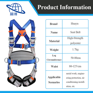 Arnés <span class=keywords><strong>de</strong></span> <span class=keywords><strong>Seguridad</strong></span> con Hebilla <span class=keywords><strong>de</strong></span> Acero y Poliéster con Certificación CE, 4 Anillos <span class=keywords><strong>en</strong></span> D, 140 kg, Arnés <span class=keywords><strong>de</strong></span> <span class=keywords><strong>Trabajo</strong></span> <span class=keywords><strong>en</strong></span> Altura, Arnés <span class=keywords><strong>de</strong></span> <span class=keywords><strong>Seguridad</strong></span> <span class=keywords><strong>de</strong></span> Cuerpo Completo - Product Image 4