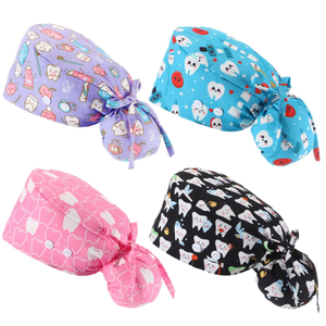 Gorro Quirúrgico Médico con Estampado Floral para Unisex, Gorro Sanitario Clínico para Dentistas, Accesorio para Uniformes de Hospital - Product Image 3