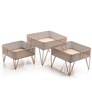 Bols en aluminium argenté Bol de rangement décoratif en métal pour la maison et la cuisine Centre de table Bol de service pour aliments et pop-corn - Product Image 3
