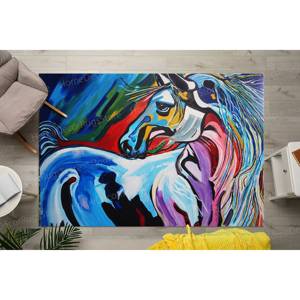 Alfombra con Estampado Floral Encantador: Decoración del Hogar, Regalo de Inauguración, Estilo Moderno Rústico, Alfombra Delgada No Tejida - Product Image 2