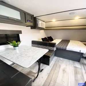 2024 NU CAMP BAREFOOT Teardrop Steel RV Modern Mini Camper Caravan 4 Capacidad para dormir Impermeable Cómodo Fácil de mover Viaje - Product Image 5